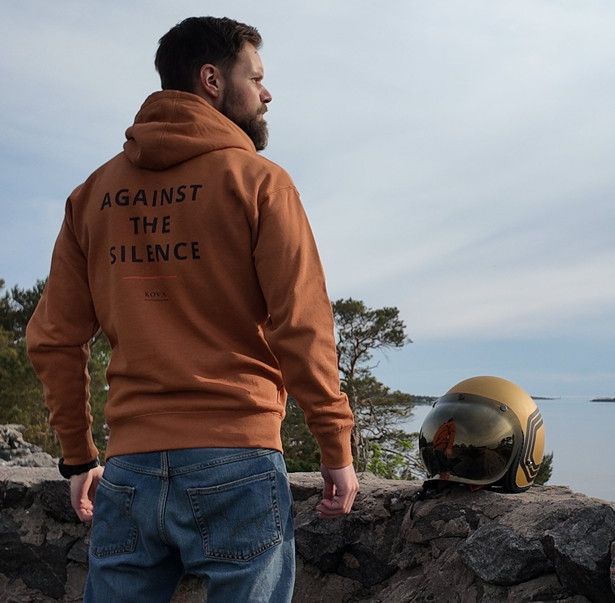 AGAINST THE SILENCE BACK HOODIE